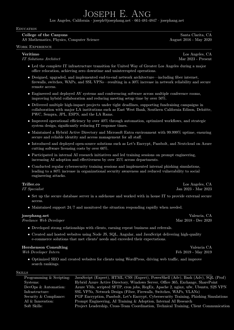 resume